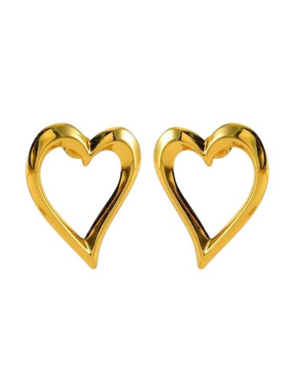 Stainless steel "Hearts" Earring